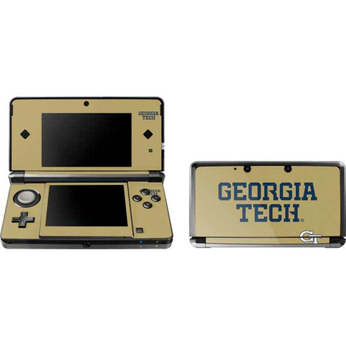 Georgia Institute of Technology LogoType Gold Nintendo Skins